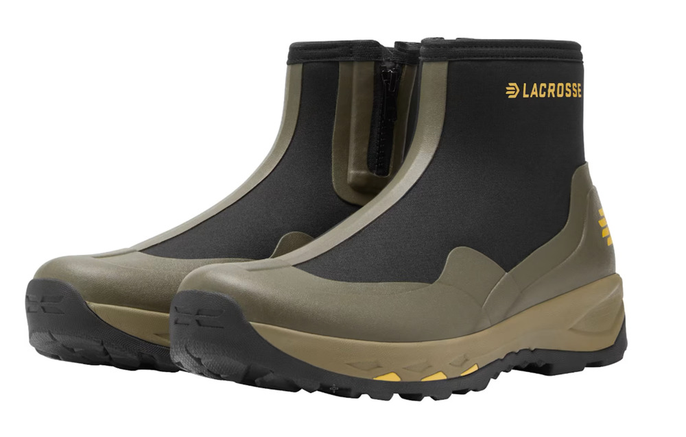 Lacrosse Mens Alphaterra 6" Boots US 10 M EU 44 Stone Black Waterproof EUC